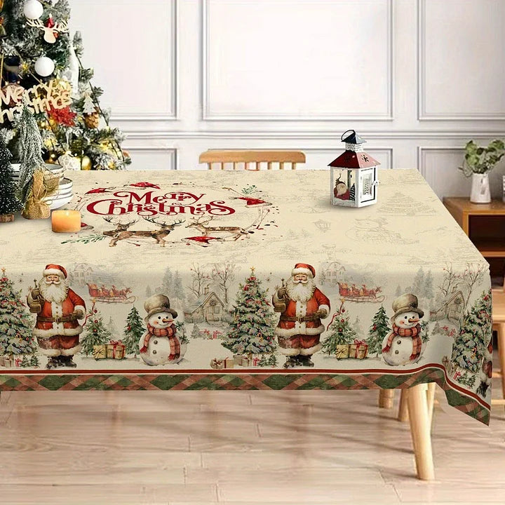 Mantel Navideño de la Sagrada Familia