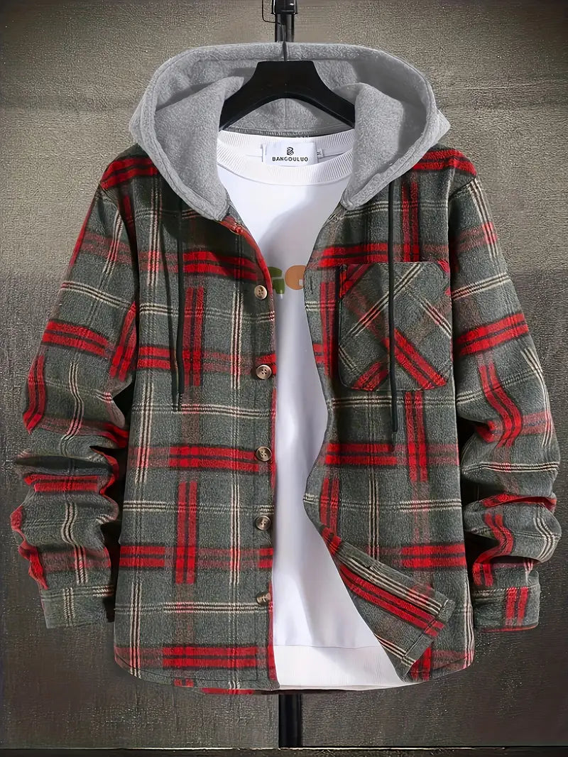 Cedricus - Chaqueta con capucha casual con estilo