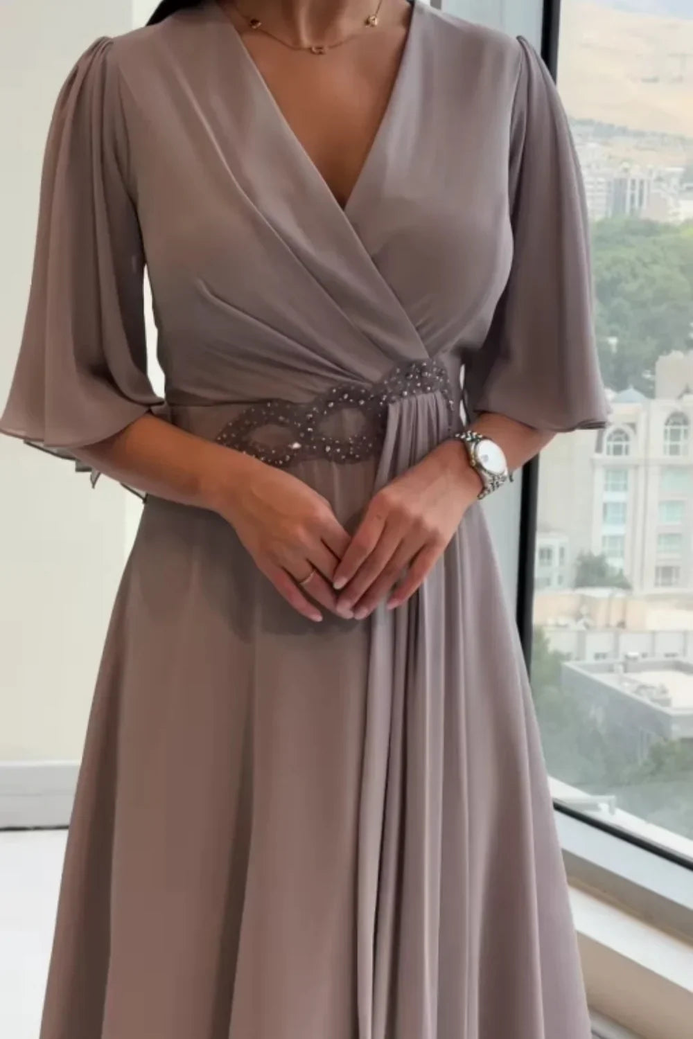 Clyra - Vestido Casual Elegante