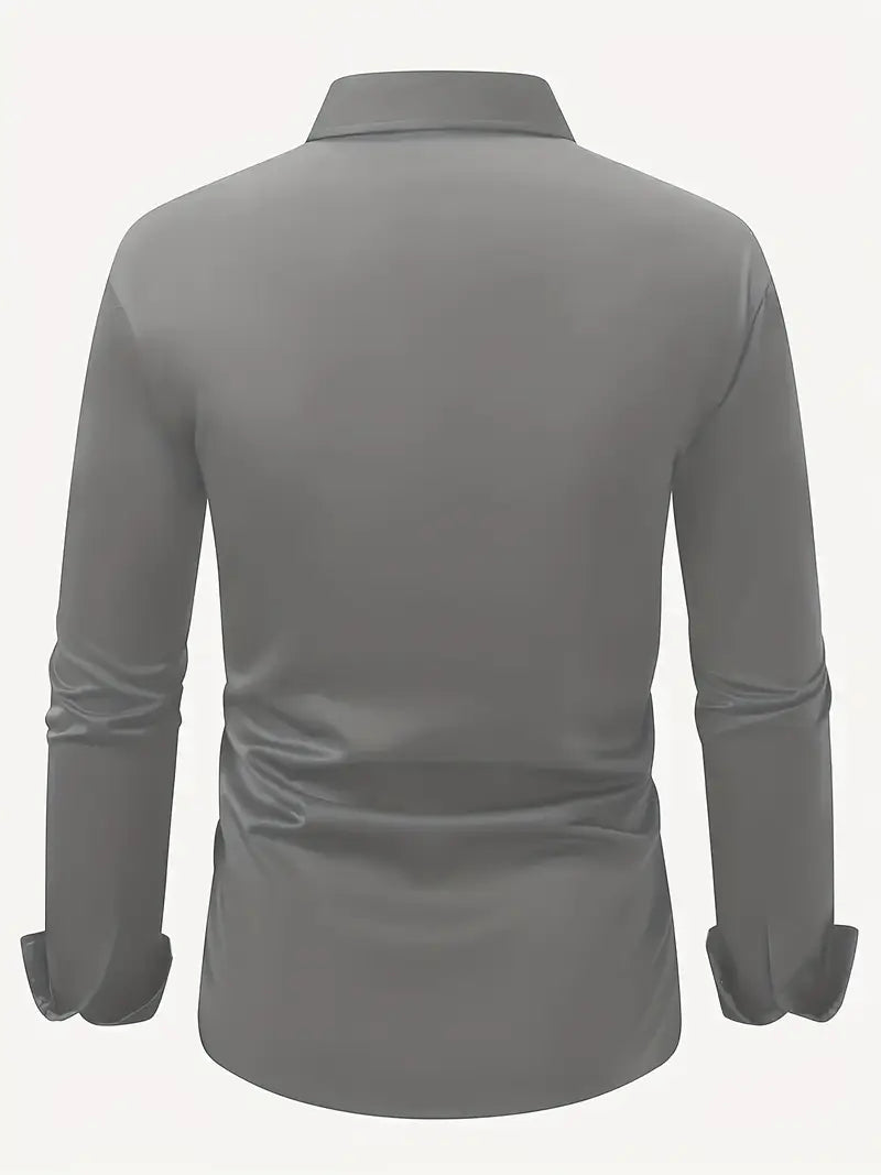 Larry - Camisa de manga larga casual elegante