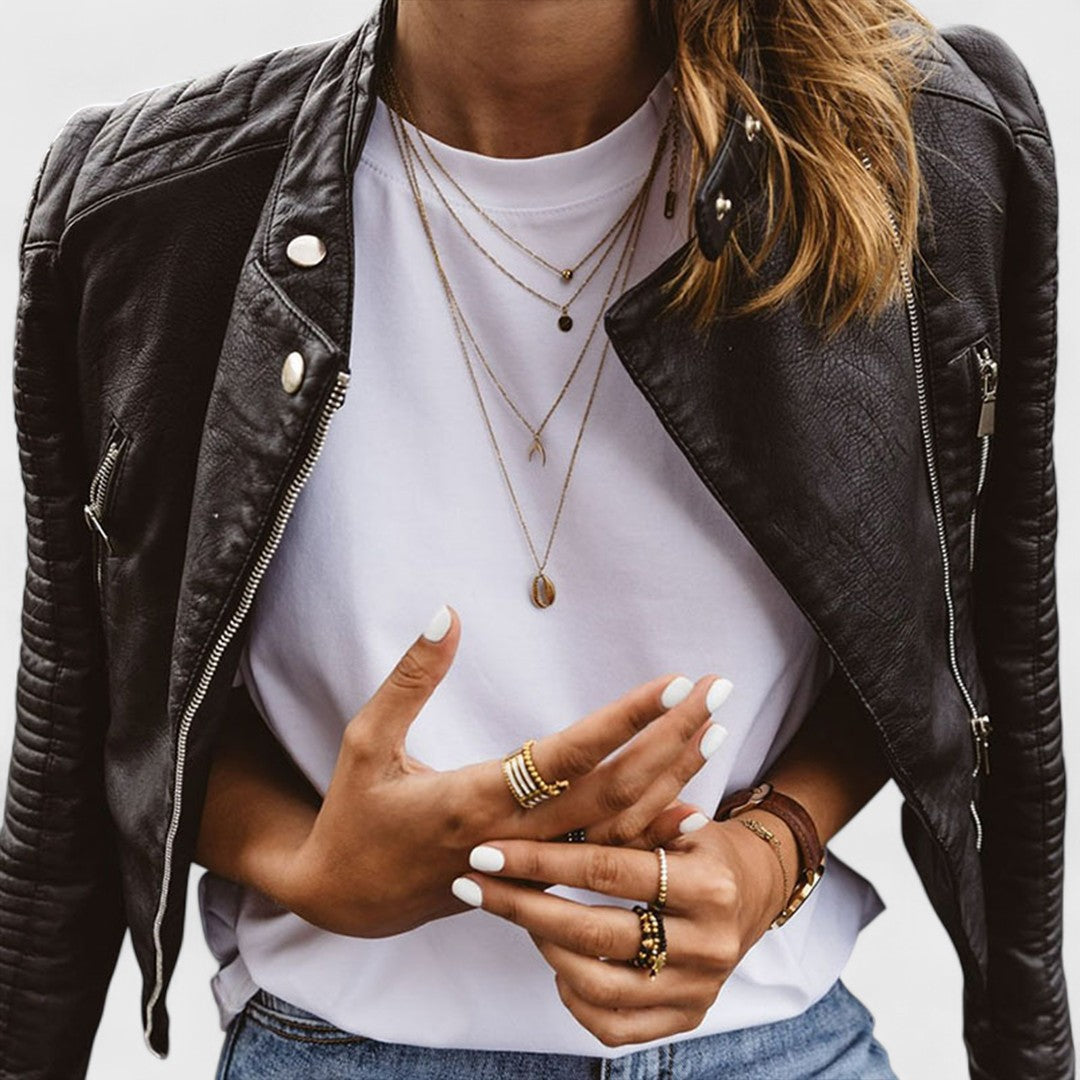 Audelia - Chaqueta Casual Elegante