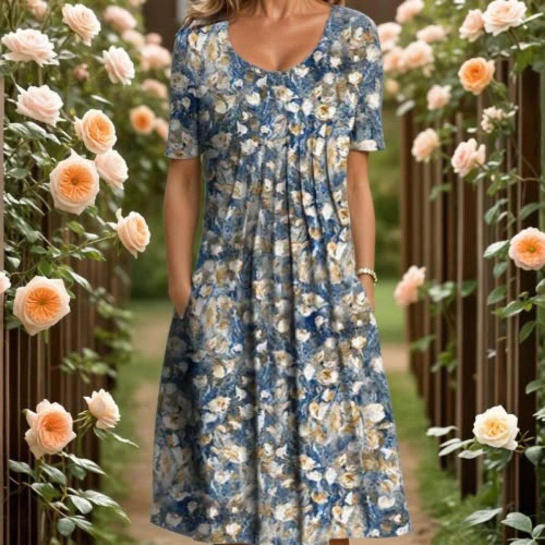 Helena - Elegante vestido floral informal