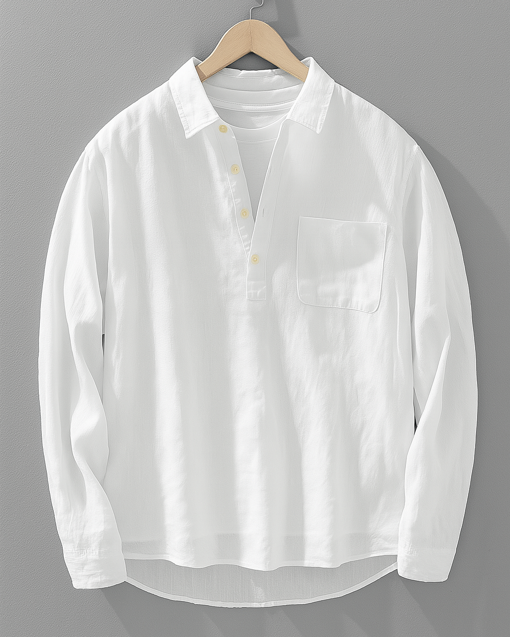Edison - Camisa popover elegante y casual