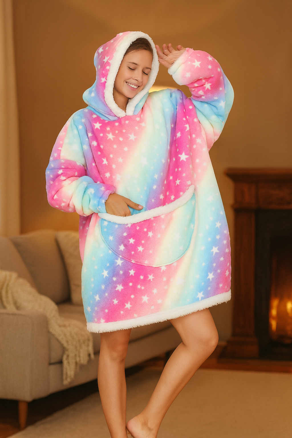 Kalira - Manta con Capucha Estilosa