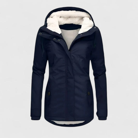 Chavelle - Abrigo con Capucha Casual Estiloso