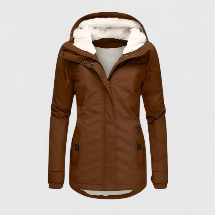 Chavelle - Abrigo con Capucha Casual Estiloso