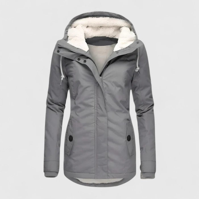 Chavelle - Abrigo con Capucha Casual Estiloso