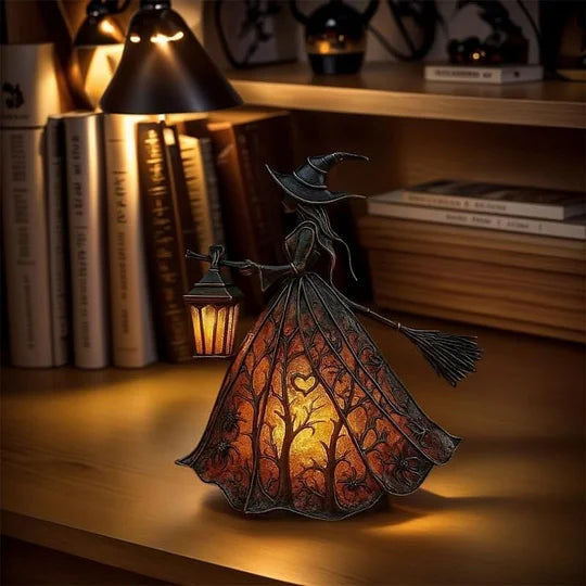 Linterna de Bruja de Halloween