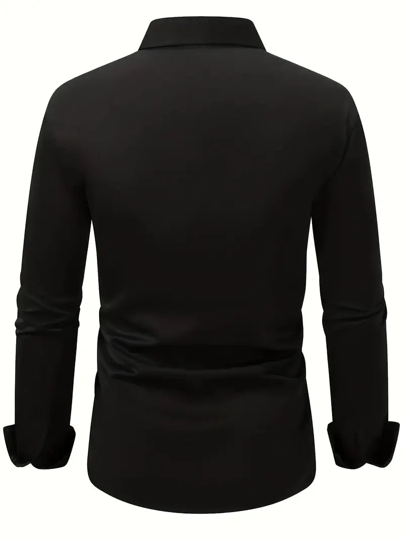 Larry - Camisa de manga larga casual elegante