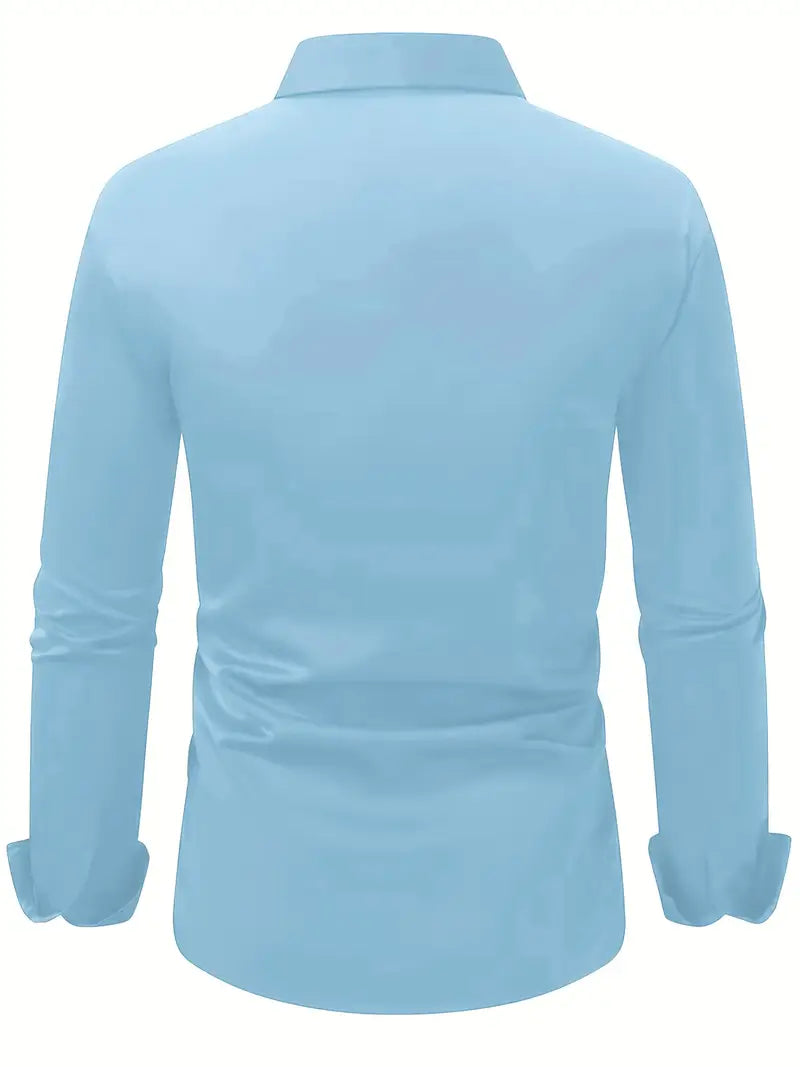 Larry - Camisa de manga larga casual elegante