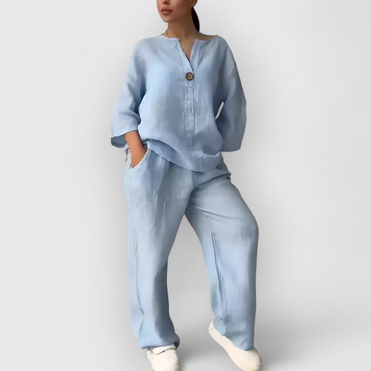 Leona - Conjunto de dos piezas casual elegante
