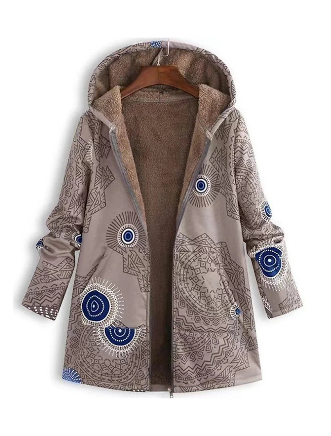 Ciri - Abrigo con capucha casual con estilo