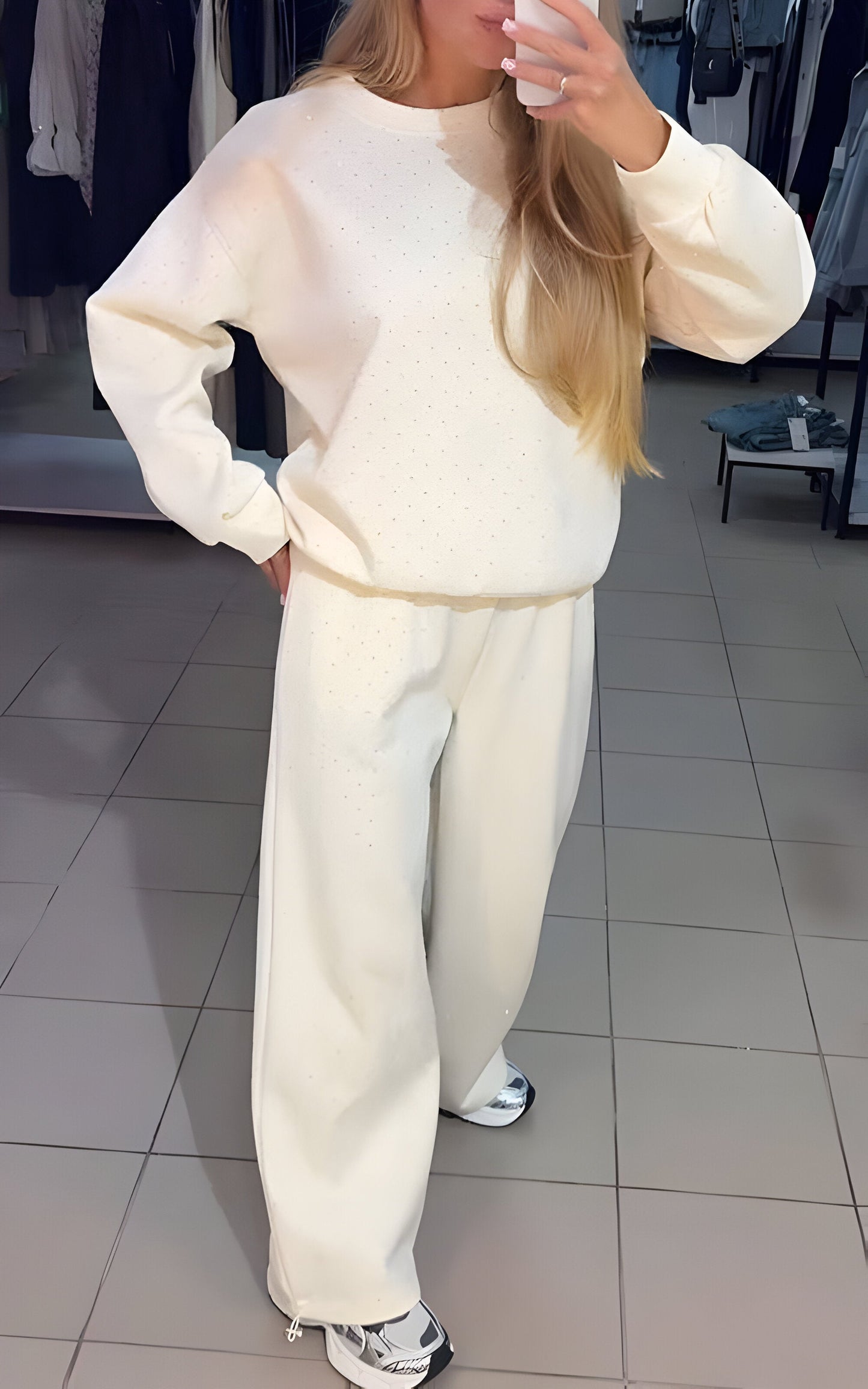 Avianne - Conjunto de Dos Piezas Casual Elegante