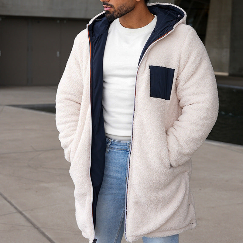 Othric - Abrigo con Capucha Casual Estiloso