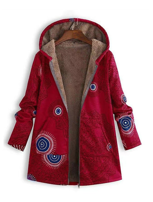 Ciri - Abrigo con capucha casual con estilo
