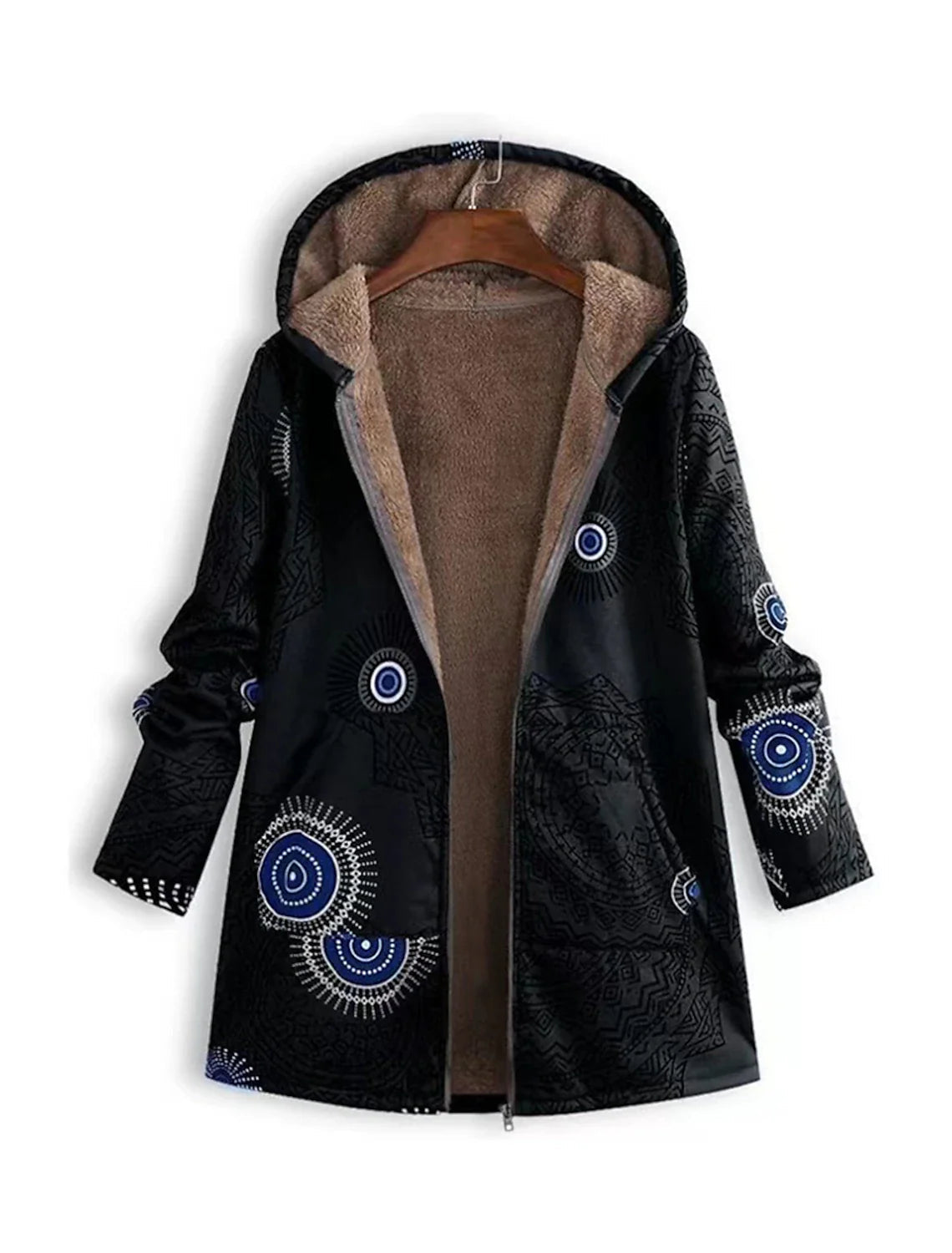Ciri - Abrigo con capucha casual con estilo