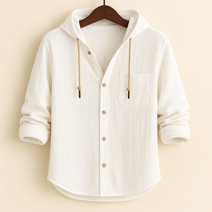 Leandro - Camisa con Capucha Casual Estilosa