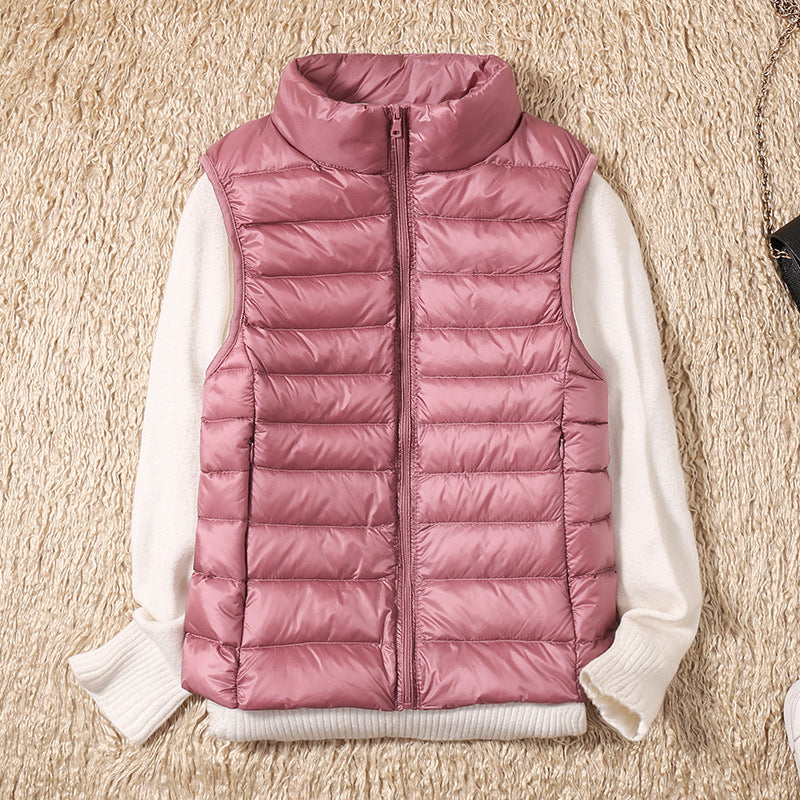 Ambrie - Chaleco acolchado casual elegante