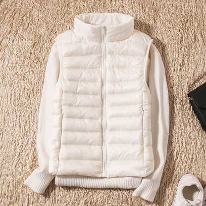 Ambrie - Chaleco acolchado casual elegante