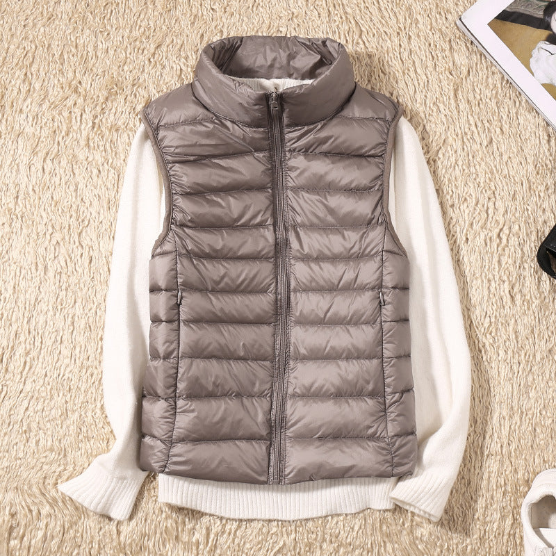 Ambrie - Chaleco acolchado casual elegante