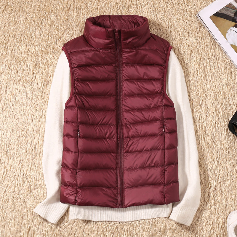 Ambrie - Chaleco acolchado casual elegante