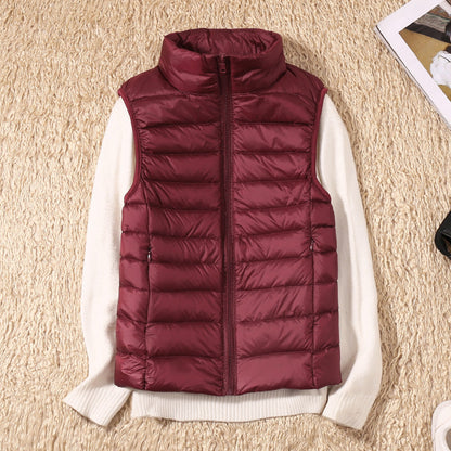 Ambrie - Chaleco acolchado casual elegante