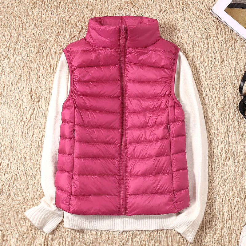 Ambrie - Chaleco acolchado casual elegante