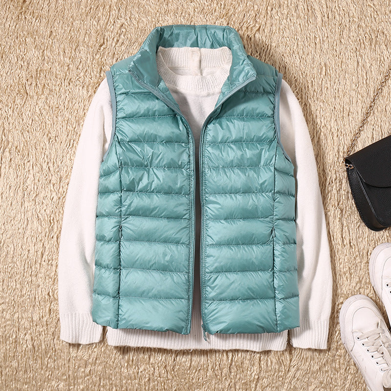Ambrie - Chaleco acolchado casual elegante