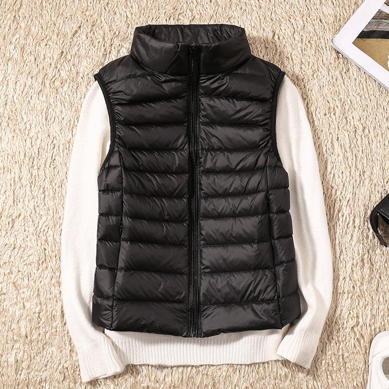 Ambrie - Chaleco acolchado casual elegante