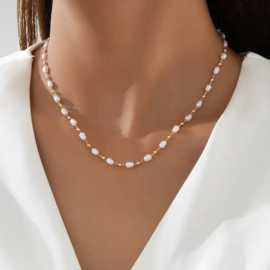 Audra - Collar de cuentas de perla