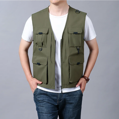 Kyler - Chaleco cargo informal y elegante