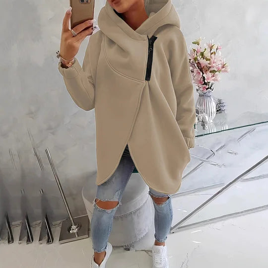 Tahlia - Abrigo con Capucha Casual Estiloso