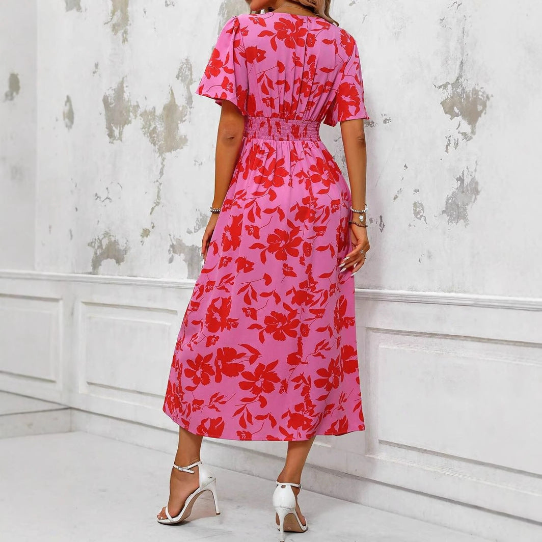 Gisella - Vestido floral casual elegante