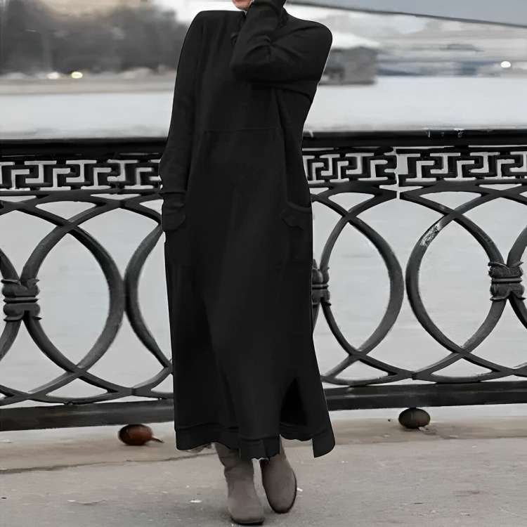 Larissa - Vestido Suéter Casual Estiloso
