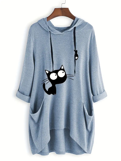 Elidi - Sudadera con capucha elegante y casual