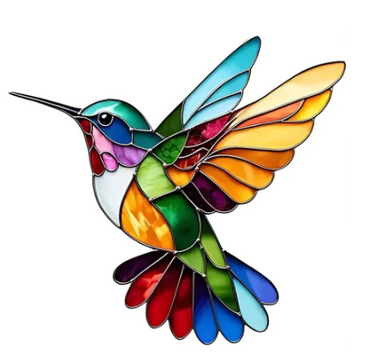 Alessia - Collar con Dije de Colibrí