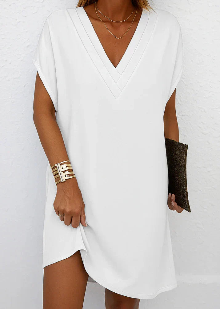 Gianella - Vestido con escote en V casual elegante