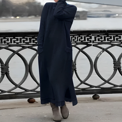Larissa - Vestido Suéter Casual Estiloso