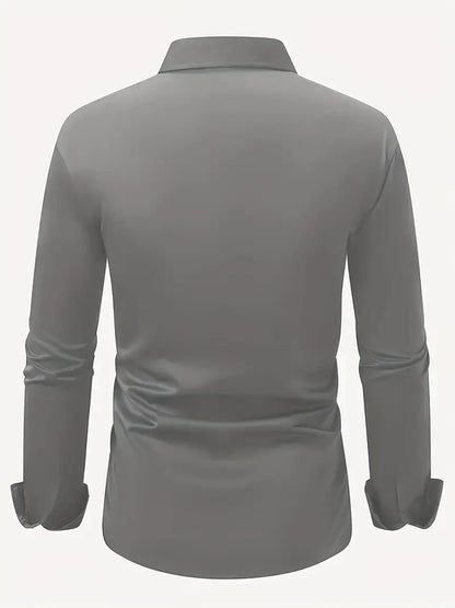 Larry - Camisa de manga larga casual elegante