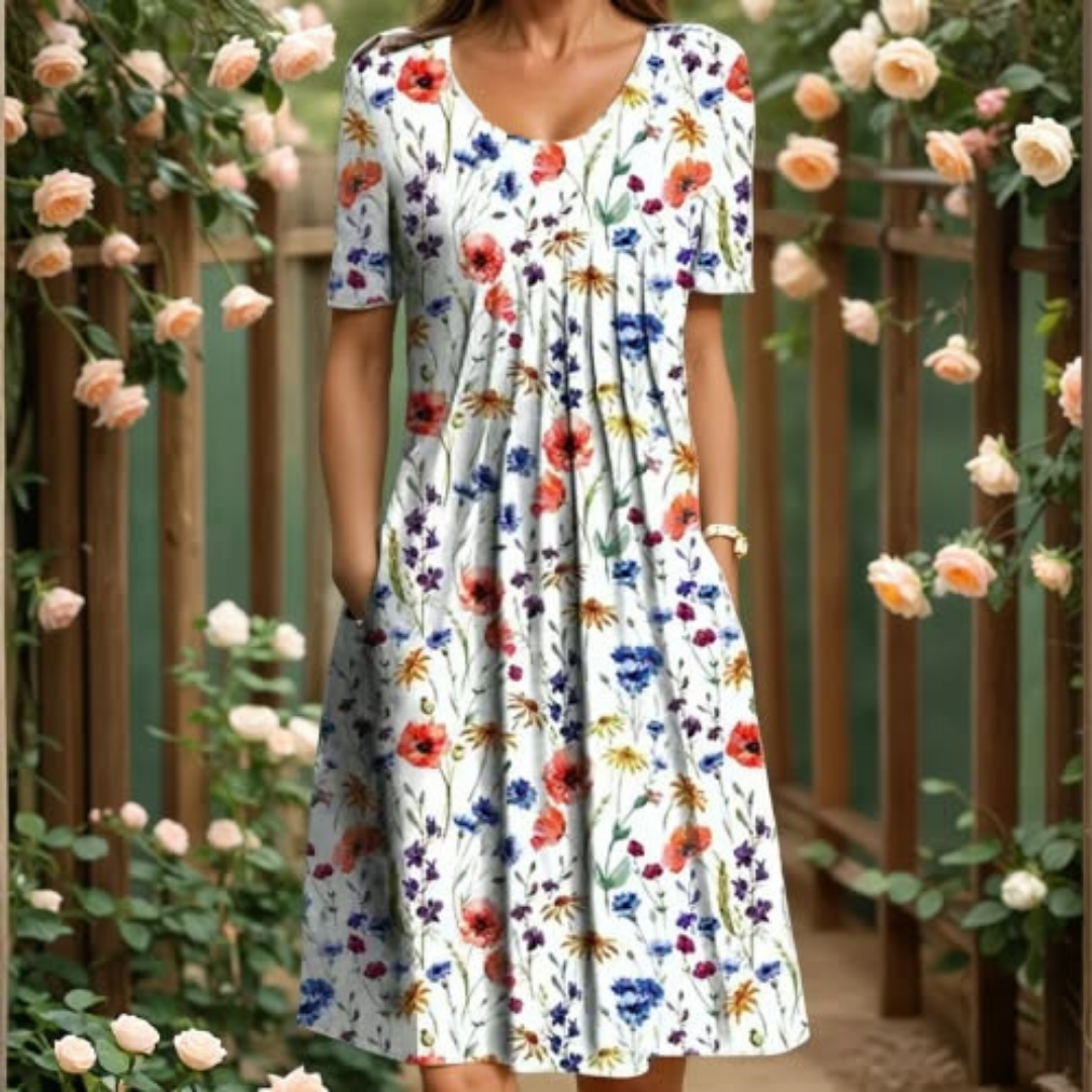 Helena - Elegante vestido floral informal