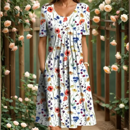 Helena - Elegante vestido floral informal