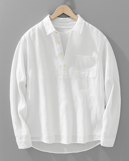 Edison - Camisa popover elegante y casual
