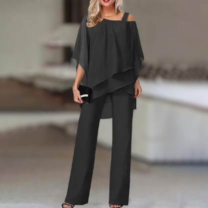 Danette - Conjunto de Dos Piezas Casual Elegante