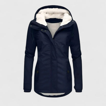 Chavelle - Abrigo con Capucha Casual Estiloso