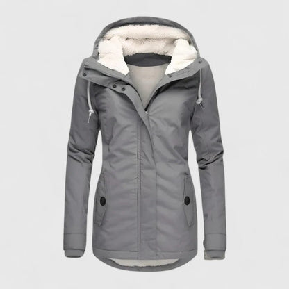Chavelle - Abrigo con Capucha Casual Estiloso