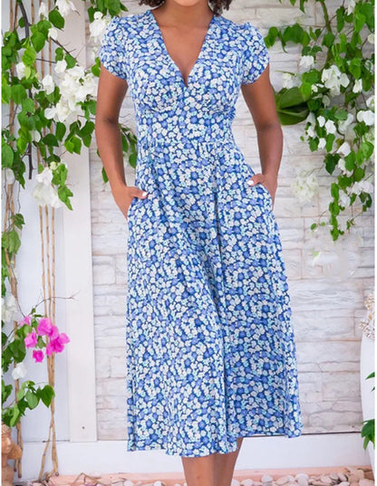 Esperanza - Vestido floral elegante y casual