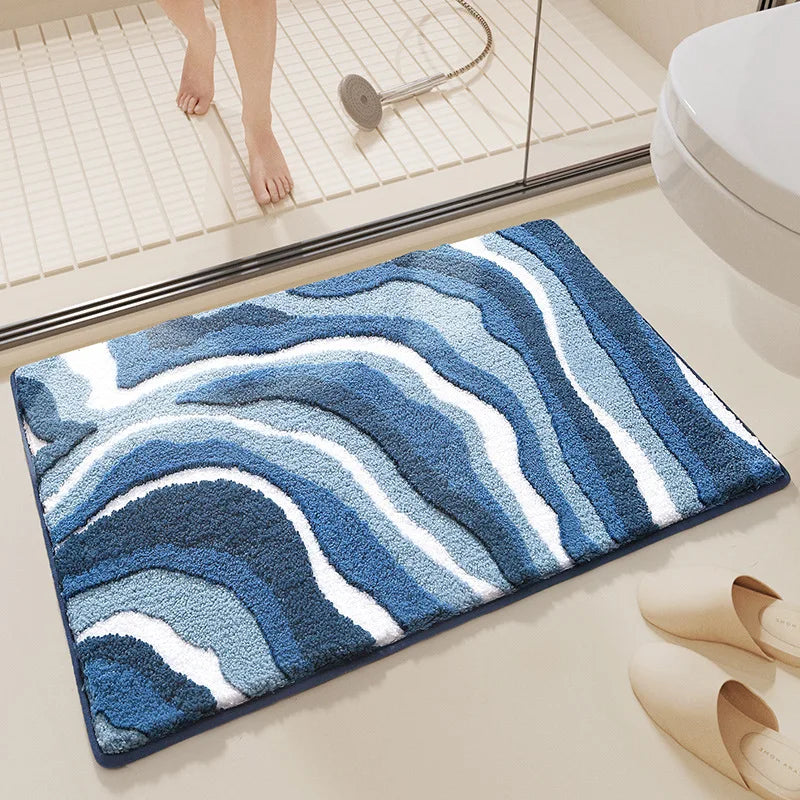 Tapete de Baño Acolchado Absorbente de Agua