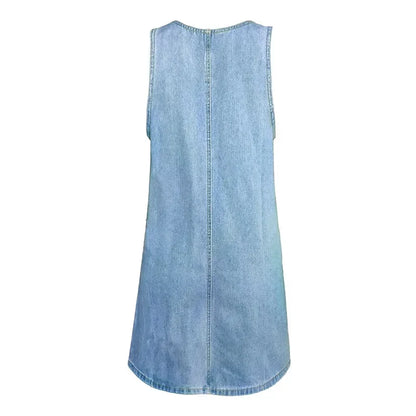 Trixie - Elegante vestido informal de mezclilla