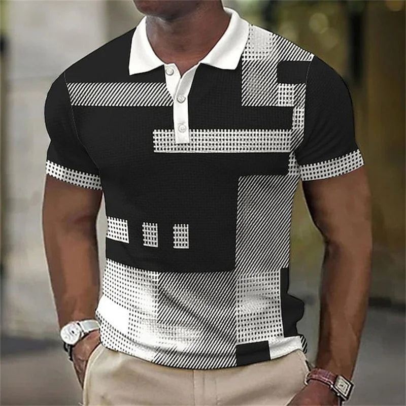 Benedict - Camisa tipo polo casual con estilo