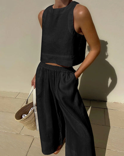 Maika - Elegante conjunto informal de dos piezas
